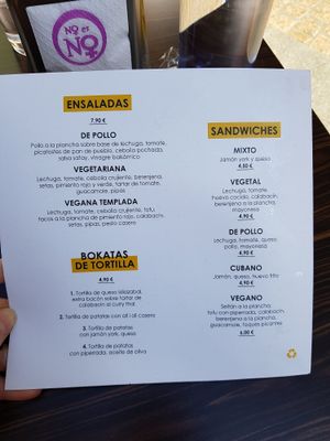 Carta at La Muga in Bilbao