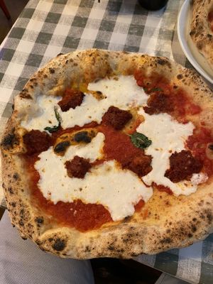 Pizza Nduja - vegan option   at Pizza Pilgrims - Kingly in London