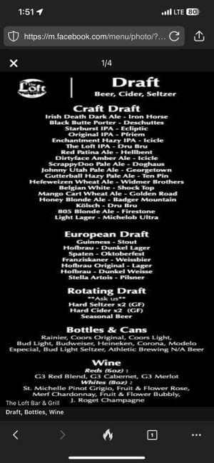   at The Loft Bar & Grill in Leavenworth