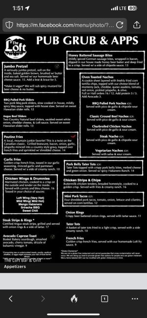   at The Loft Bar & Grill in Leavenworth