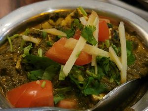 Tofu Saag at Shiva's kitchen in Newton