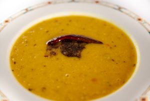 Yellow Dal(VEGAN) at Grand Cholan in East London