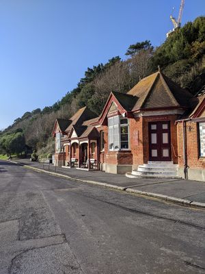 Leas Lift exterior at The Lift Cafe in Folkestone