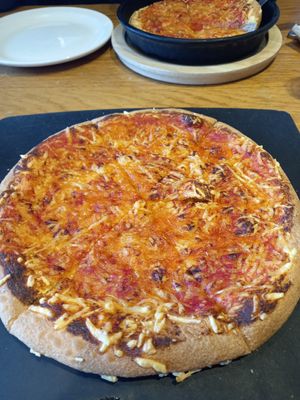 Margarita pizza at Pizza Hut in Harlow
