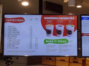 Coffee Menü at Frankly Bubble Tea & Coffee in Milan