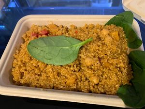 Quinoa salad. Ok but slightly bitter    at Pulp Friction - Trafalgar on Collins in Hobart