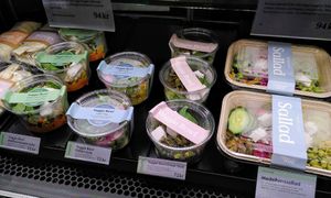 Vegan food at Espresso House - Gamla Stan in Stockholm