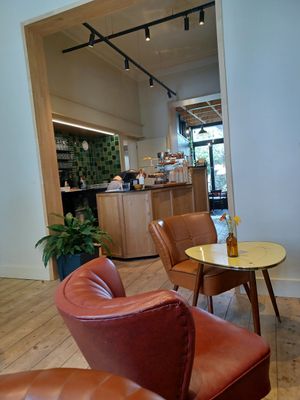 Inside at Eet- en Koffiehuis Cozette in Ghent