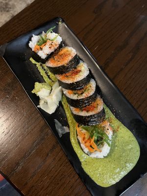  Veggie roll  at Komodo Loco in Denton