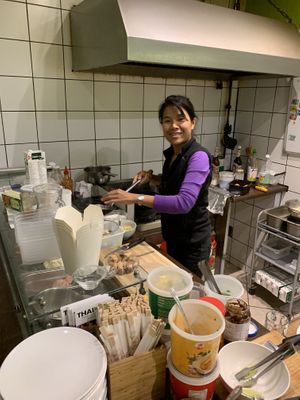 The Chef from Thailand  at ThaiWok in Budapest
