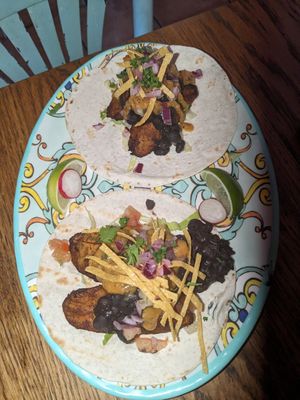 Plantain tacos at Chiwawa Cantina - Vegueta in Gran Canaria