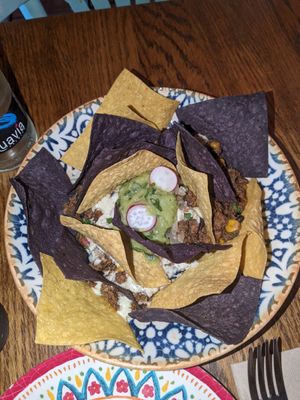 Vegan nachos at Chiwawa Cantina - Vegueta in Gran Canaria