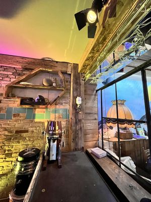 Inside the cafe   at Café Holzmarktperle in Berlin