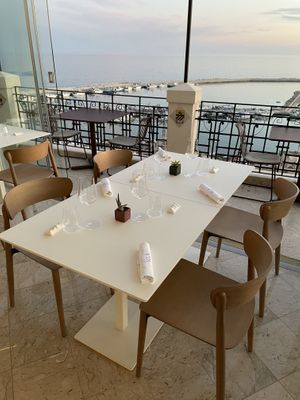 Terrace  at Vela Ristorante in Sciacca