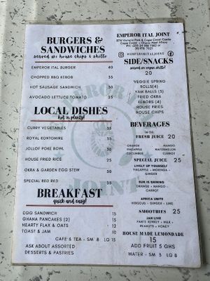  at Emperor Ital Joint in Cape Coast