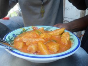 Ital CoCo Yam  at Emperor Ital Joint in Cape Coast