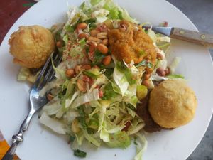 Coastal Chopped Salad at Emperor Ital Joint in Cape Coast