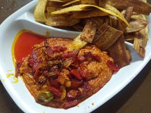 AFRO Hummus at Emperor Ital Joint in Cape Coast