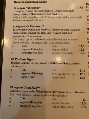 Hauptgerichte  at Noodle Village in Berlin
