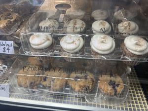 Vegan carrot cake and muffins   at Charlotte Street Coffee Company in Pottstown