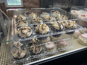 Vegan snicker cupcakes  at Charlotte Street Coffee Company in Pottstown