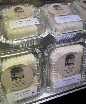 Vegan wraps from firefly cafe   at Charlotte Street Coffee Company in Pottstown