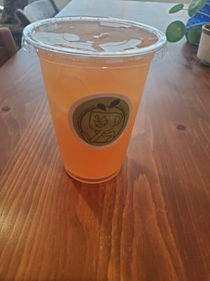 Peach Mango Refresher at Charlotte Street Coffee Company in Pottstown