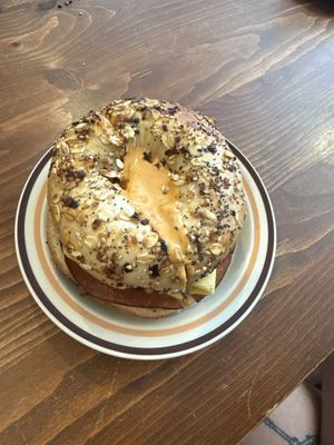 breakfast sandwich  at Charlotte Street Coffee Company in Pottstown