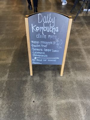 Daily Kombucha Signage within 4SM (How They Got Me)  at Daily Kombucha in Santa Ana
