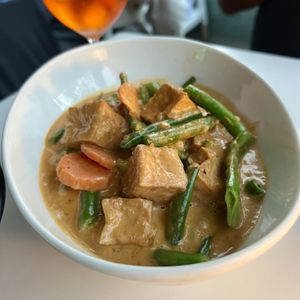 Red curry with tofu  at Manly Thai Gourmet in Manly