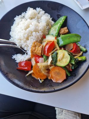 Tofu stir fry at Manly Thai Gourmet in Manly