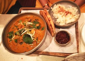 Potato & Cauliflower Curry at Whistling Kite in Secret Harbour