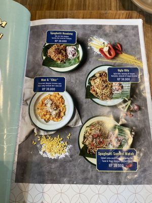 Traditional food in vegan version  at Sematjam di Citra 6 in Jakarta