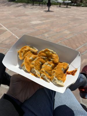  Vegan momos  at Chiri's Momo Delight in Boulder