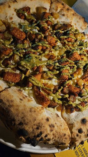 Pizze vegan molto buone. at Vulcanica Pizzeria in Acireale