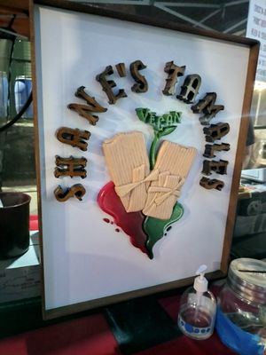 Sign at Shane's Tamales - Pop Up in Los Angeles