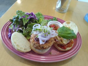 Sliders at Cafe Graphy in Tokyo