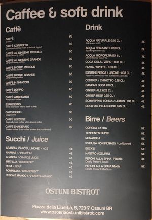  at Ostuni Bistrot in Ostuni