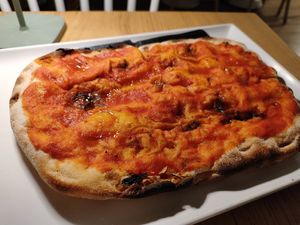 Pinsa Ciccio Rosso at Ostuni Bistrot in Ostuni