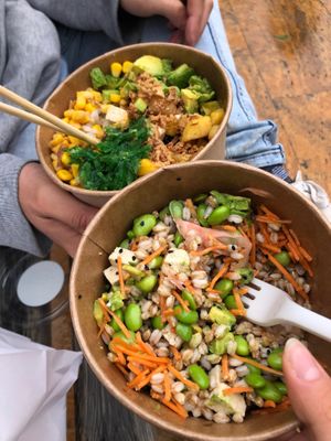 Poke bowls  at Poke Manarola in Manarola