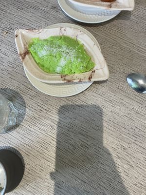 vegan pistachiodessert  at Talai Lamo in Paris
