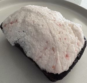 Strawberry chocolate cake 🤍🌱  at Bolivar Bread Bakery in Harpers Ferry