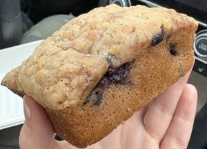 Blueberry coffee cake 🤍🌱  at Bolivar Bread Bakery in Harpers Ferry