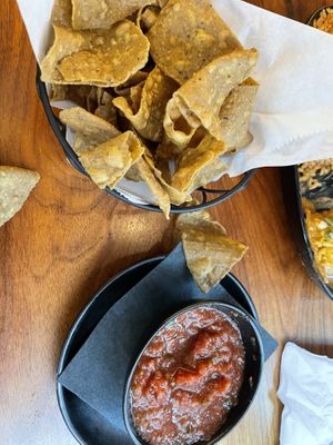Corn Tortilla Chips & Salsa  at El Cortijo Taqueria in Burlington