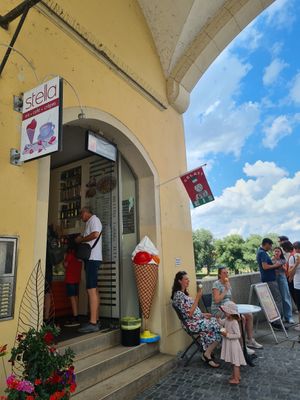 Outside at Stella Eiscafé - Crêpes in Regensburg