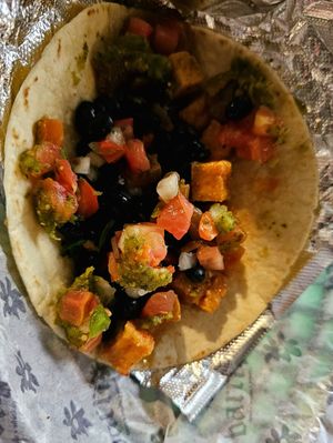 Build your own Tofu taco at Barrio in Grand Rapids