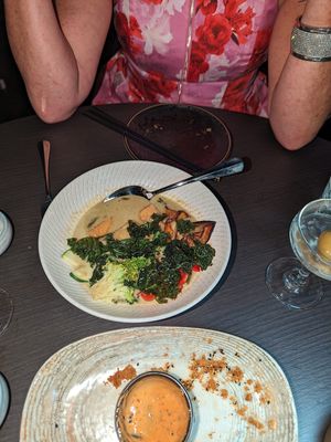 Tofu green curryy  at Kiss & Tell in Melbourne