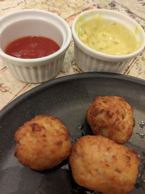 Soy ball at Tomoyasu Seisakusyo and Hamburger - 友安製作所とハンバーガー in Fukuoka