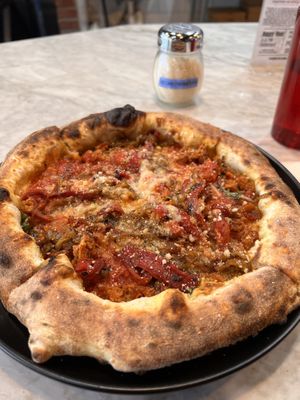 The wise guy, fully vegan    at Yukon Pizza in Las Vegas