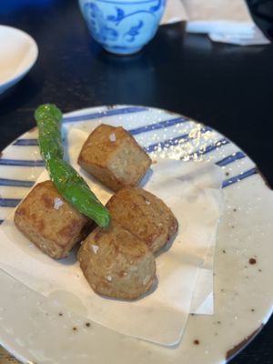 Fried potatoe  at Ginza Sanada Six in Tokyo